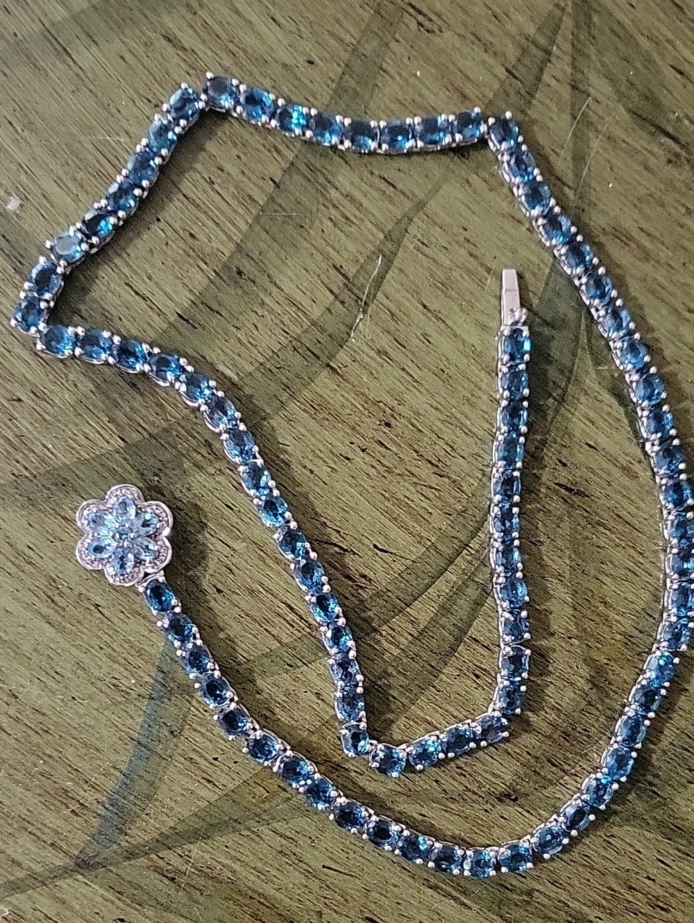 London Blue Topaz Necklace
